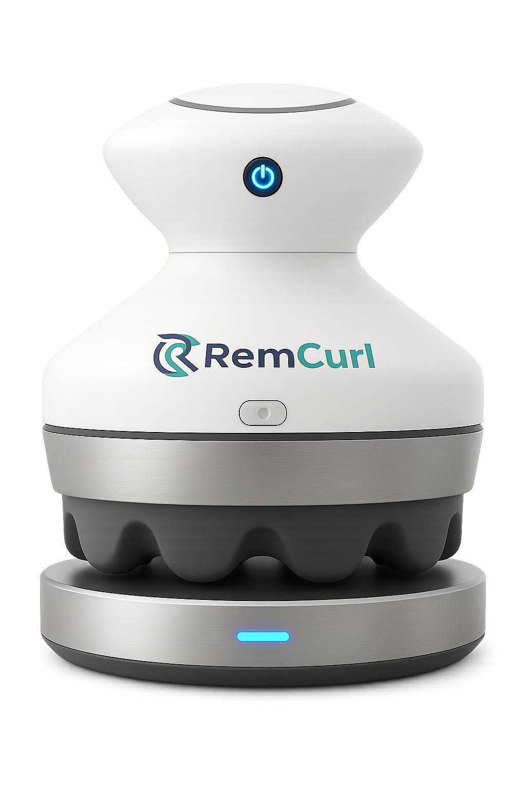 RemCurl Pro automated curl definition device with interchangeable styling heads for Type 3-4 textured hair